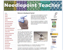 Tablet Screenshot of needlepointteacher.com